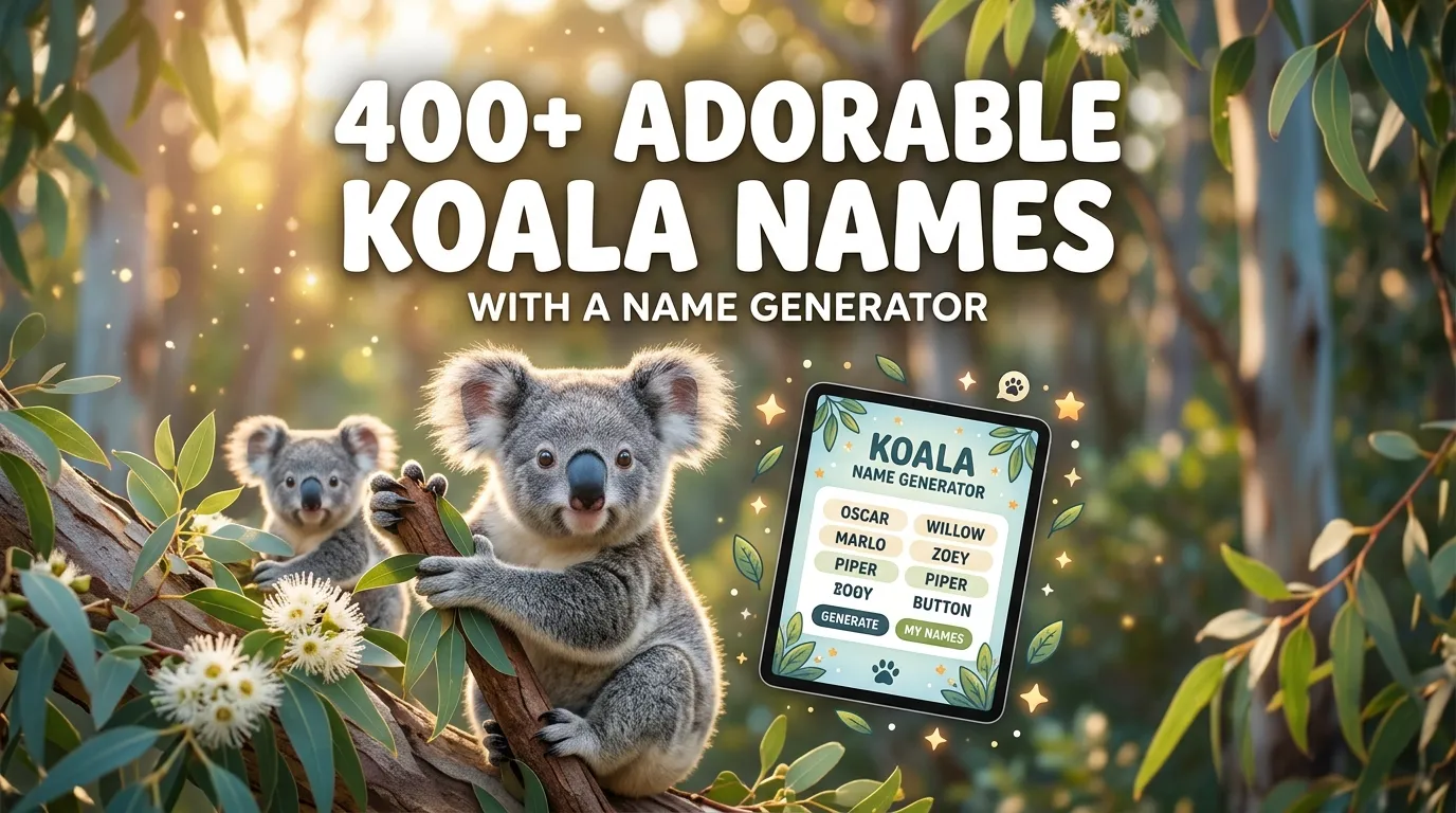 Adorable Koala Names With a Name Generator