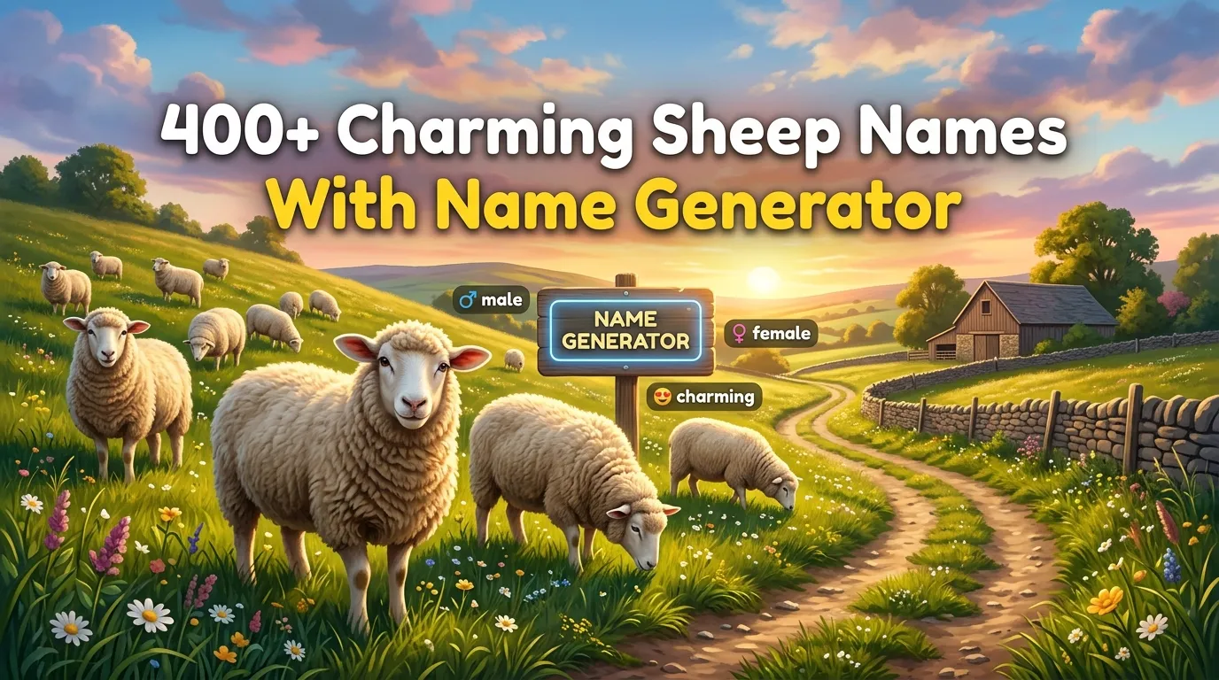 Charming Sheep Names With Name Generator