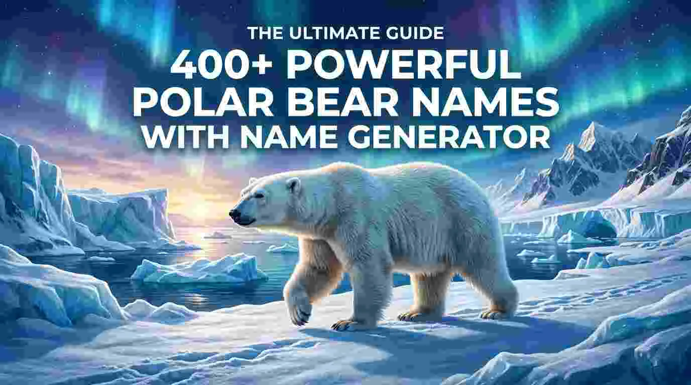 Powerful Polar Bear Names With Name Generator