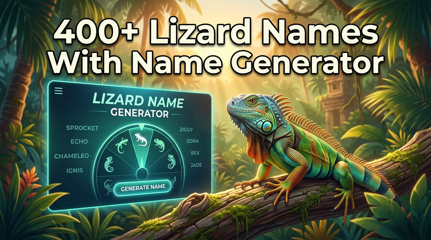 Lizard Names With Name Generator